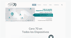 Desktop Screenshot of cero70.com