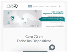 Tablet Screenshot of cero70.com